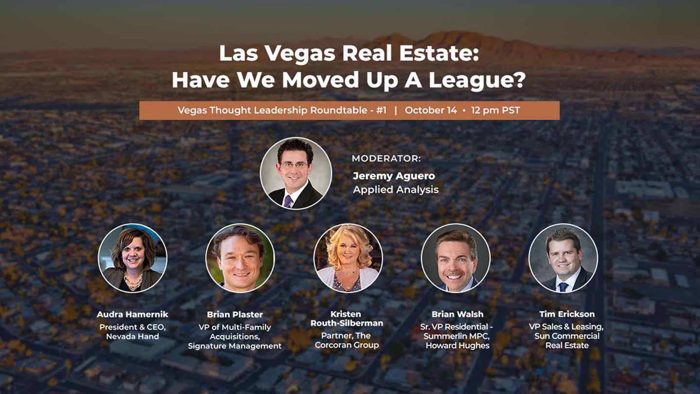 Las Vegas Real Estate: Have We Moved Up a League?