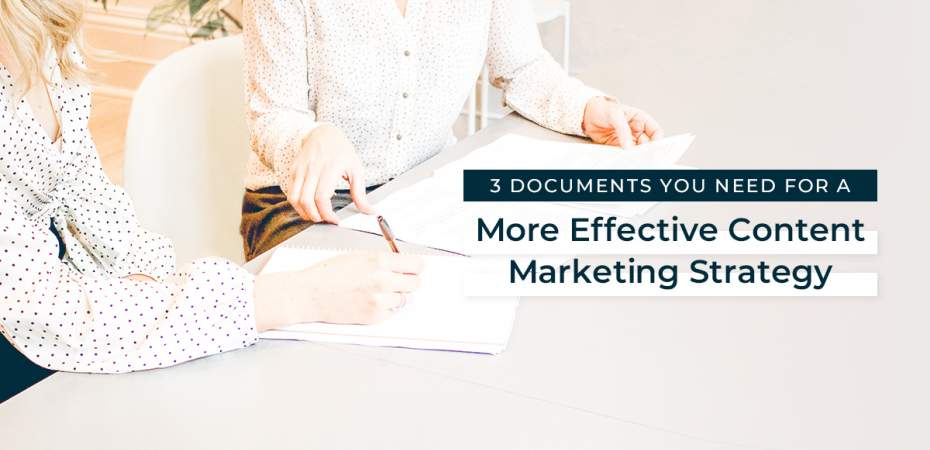 REQ 3 Documents for Content Marketing Strategy