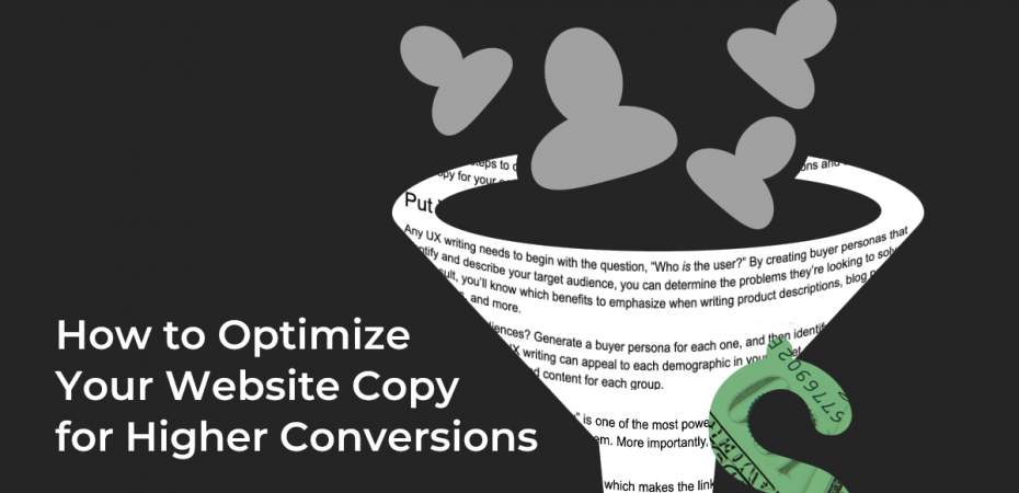 REQ How to Optimize Your Website Copy for a Better User Experience/Higher Conversions