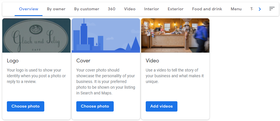 Google My Business Product Inventory