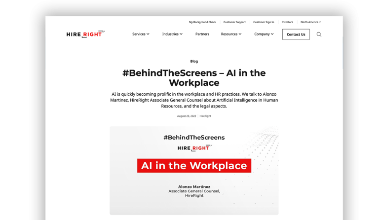 #BehindTheScreens - AI in the Worplace
